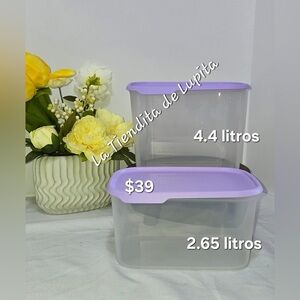 Tupperware Set 2 Modulares Fresh 4.4l Y 2.8l Hermeticos